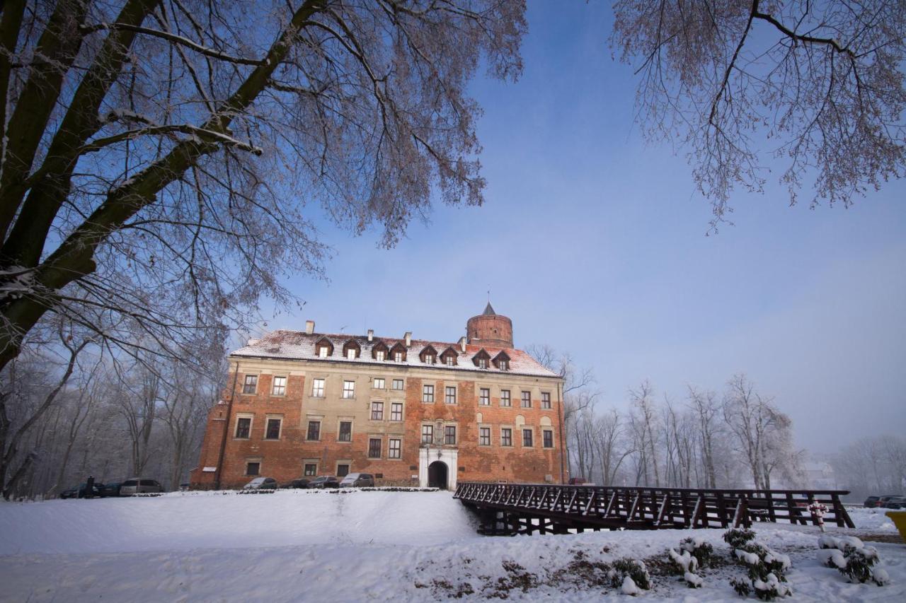 Zamek Uniejow Aparthotel Bagian luar foto
